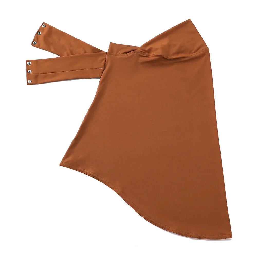 New Instant Jersey Hijab Undercap Hijabs for Woman Muslim Women Hijab Cap Full Cover Snap Fastener Head Wraps Scarf Islam Turban