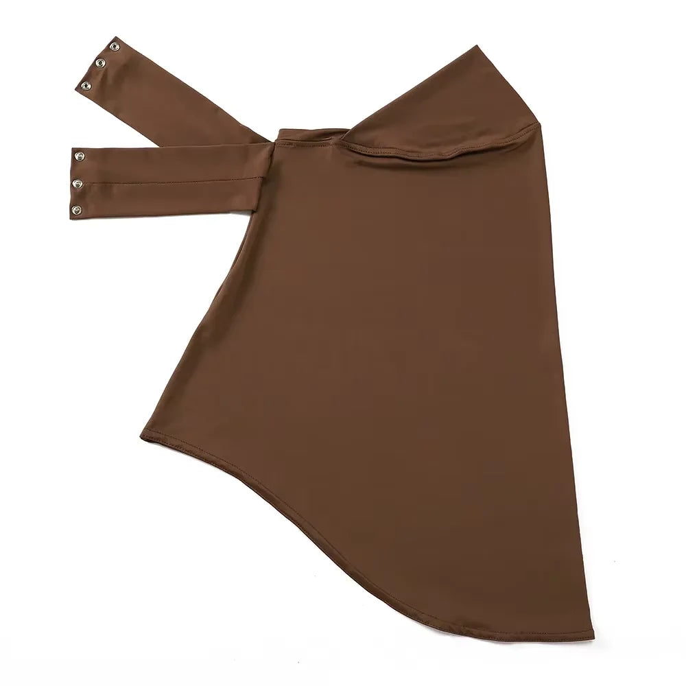 New Instant Jersey Hijab Undercap Hijabs for Woman Muslim Women Hijab Cap Full Cover Snap Fastener Head Wraps Scarf Islam Turban