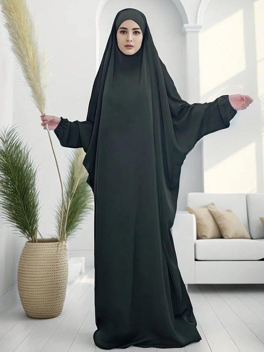 Women's Traditional Arabian Batwing Sleeve Abaya