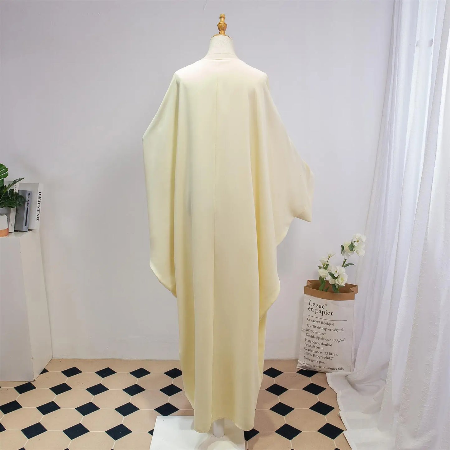 Two Pieces Muslim Abaya Women Jilbab Islamic