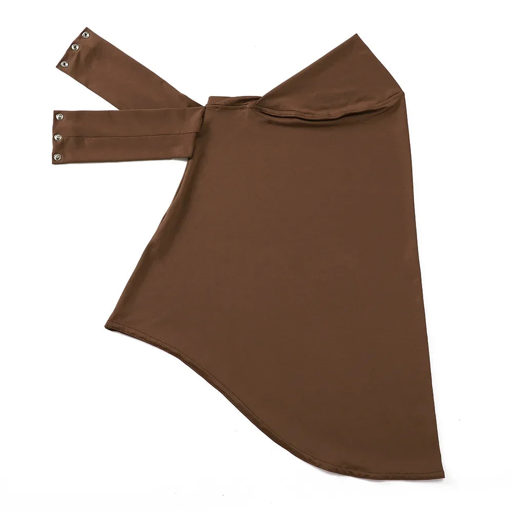 New Instant Jersey Hijab Undercap Hijabs for Woman Muslim Women Hijab Cap Full Cover Snap Fastener Head Wraps Scarf Islam Turban