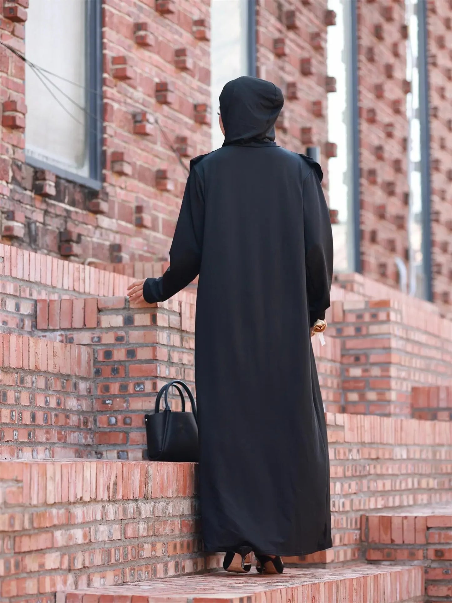 Modest Hooded Prayer Dress Muslim Abayas