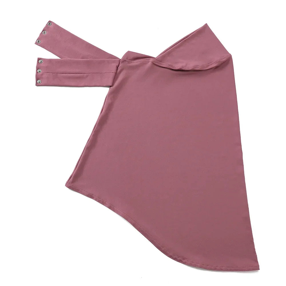 New Instant Jersey Hijab Undercap Hijabs for Woman Muslim Women Hijab Cap Full Cover Snap Fastener Head Wraps Scarf Islam Turban