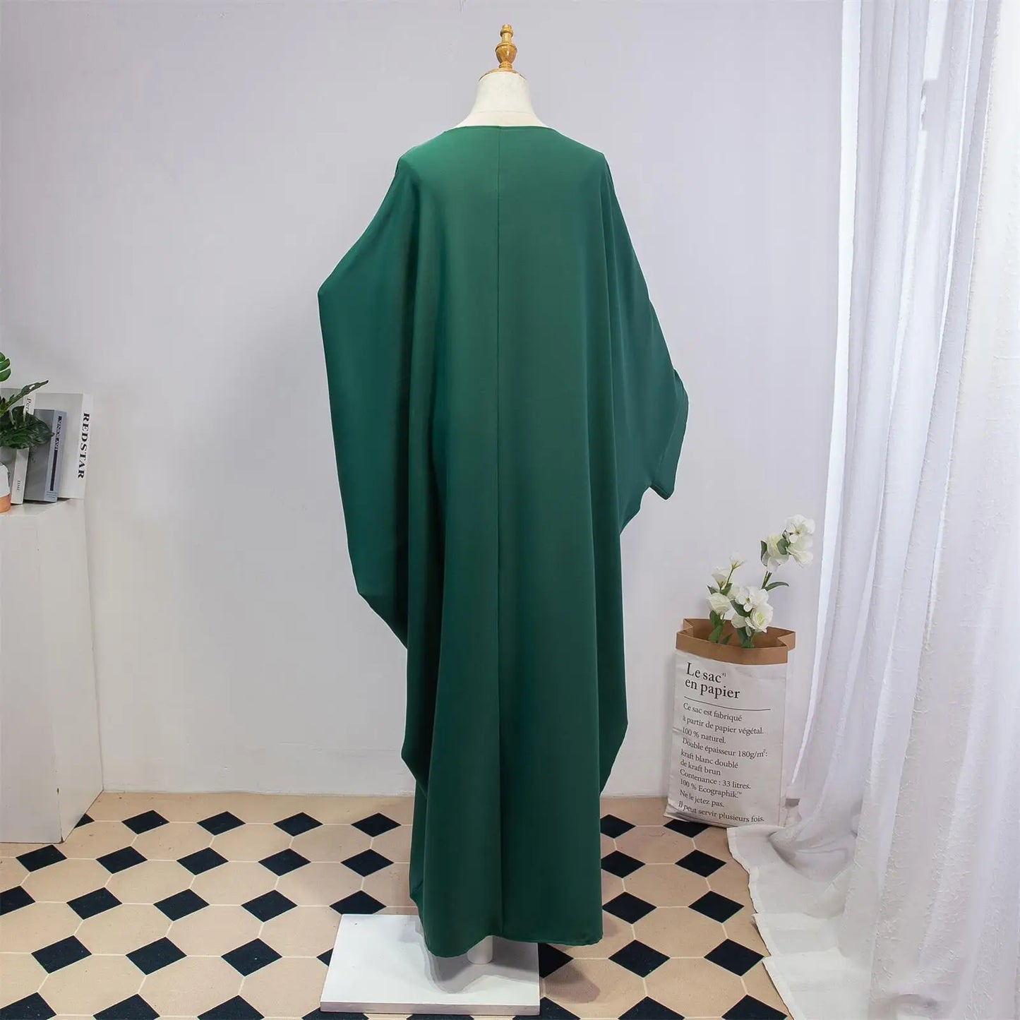 Two Pieces Muslim Abaya Women Jilbab Islamic