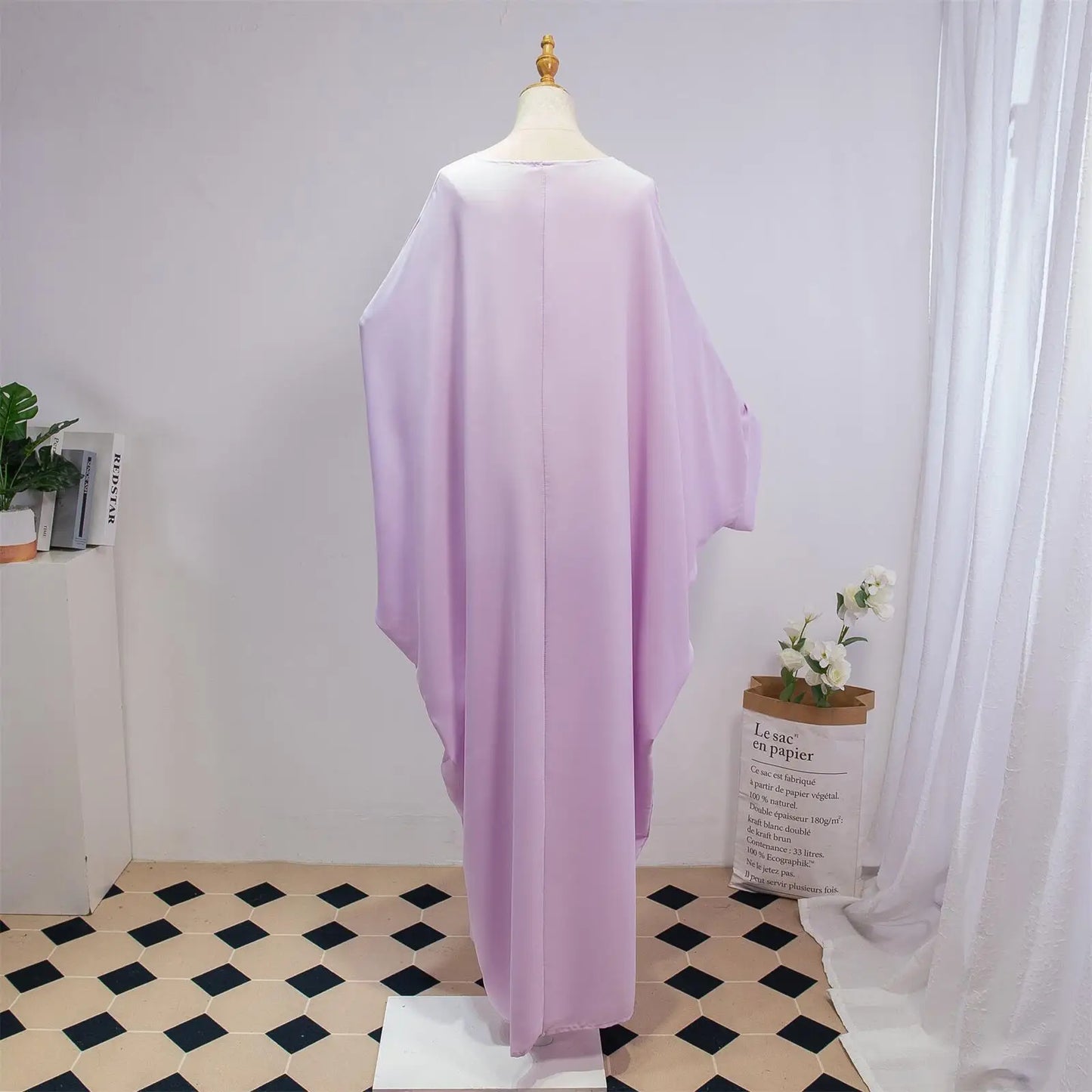 Two Pieces Muslim Abaya Women Jilbab Islamic