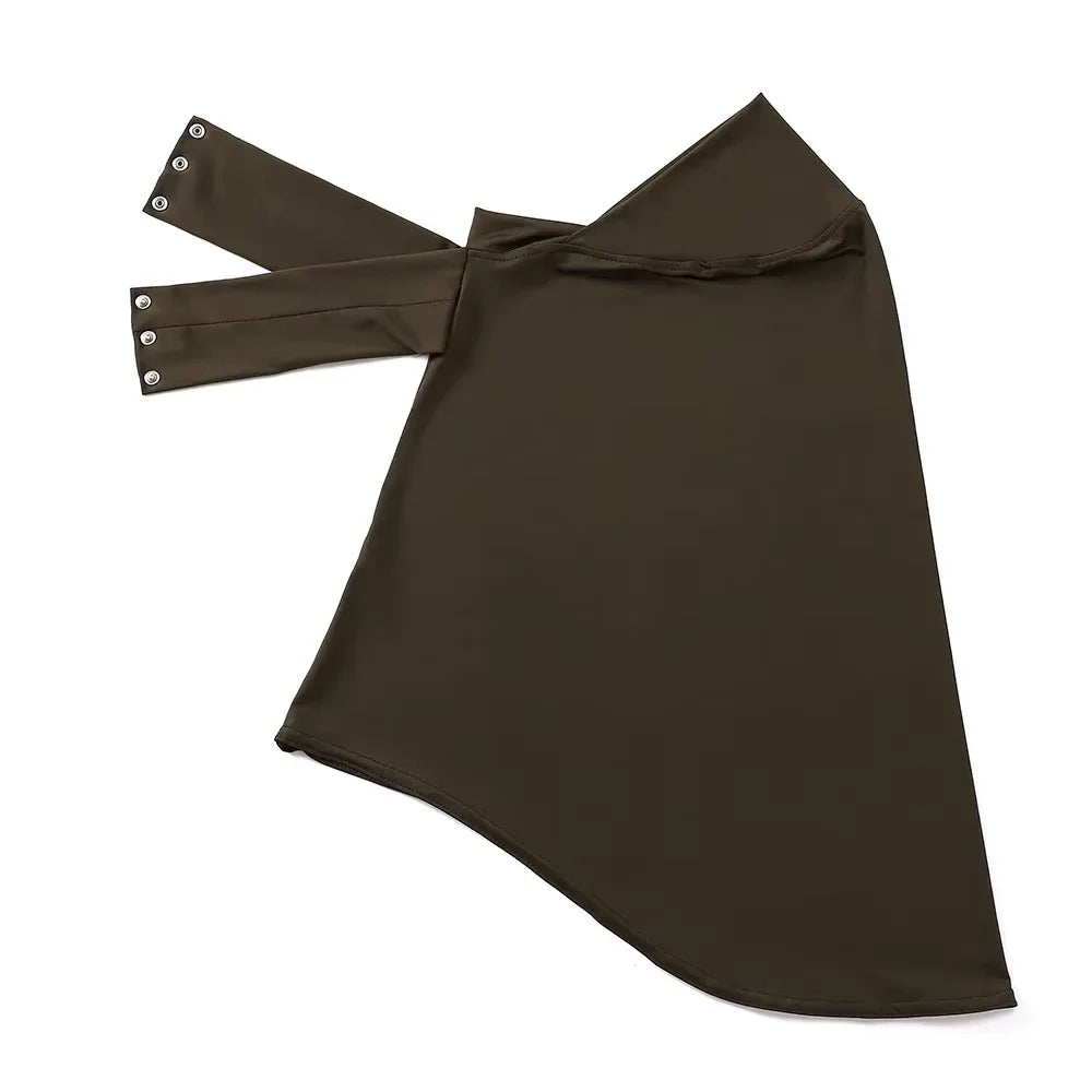 New Instant Jersey Hijab Undercap Hijabs for Woman Muslim Women Hijab Cap Full Cover Snap Fastener Head Wraps Scarf Islam Turban