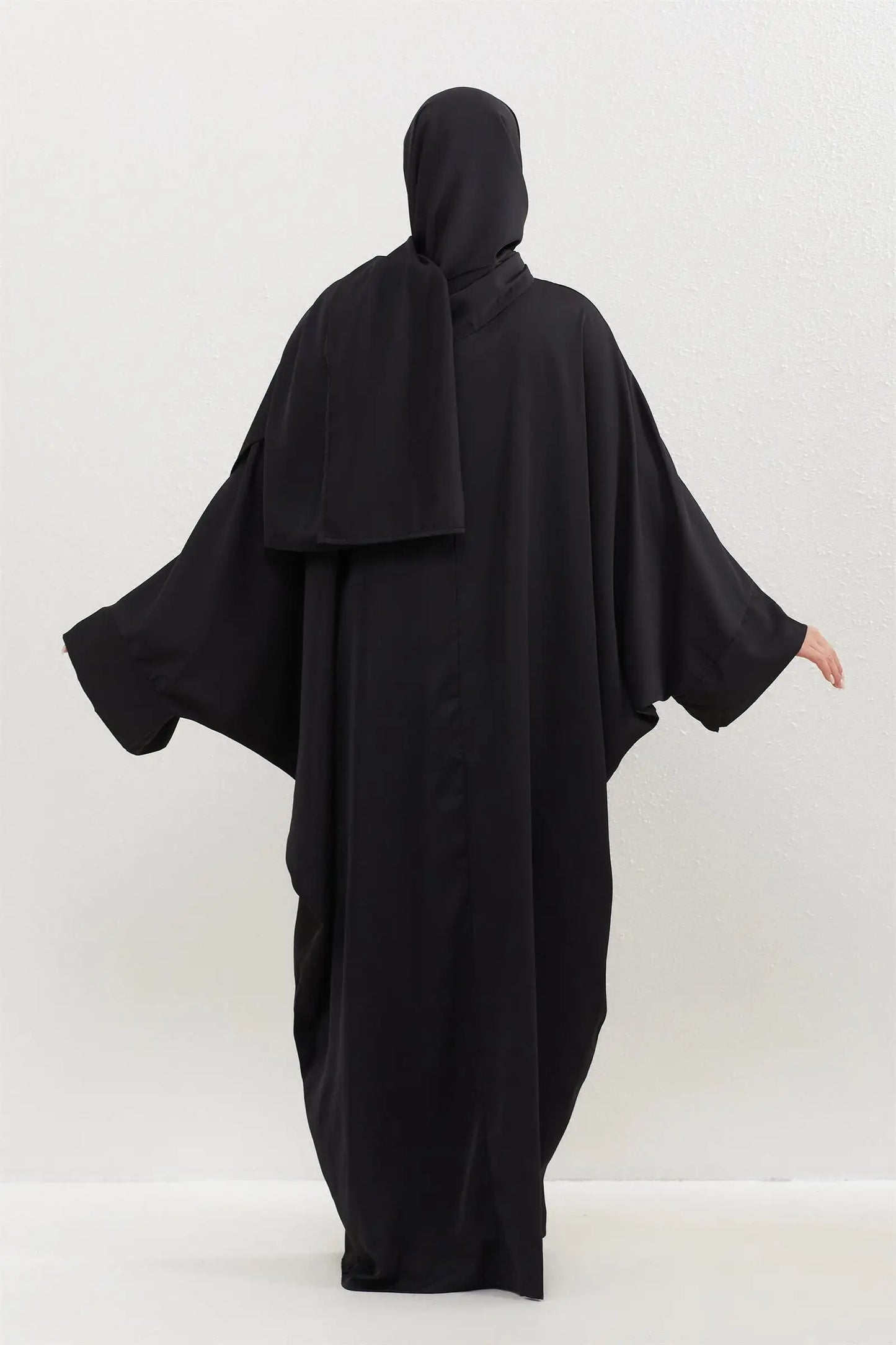 Two Pieces Muslim Abaya Women Jilbab Islamic