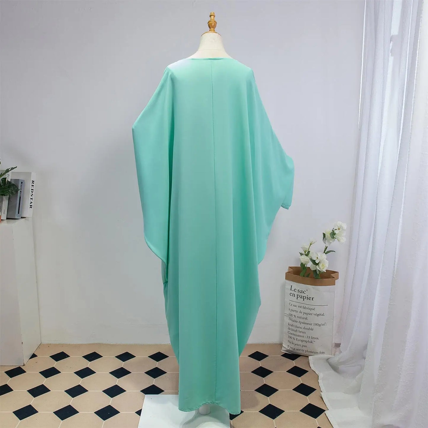 Two Pieces Muslim Abaya Women Jilbab Islamic