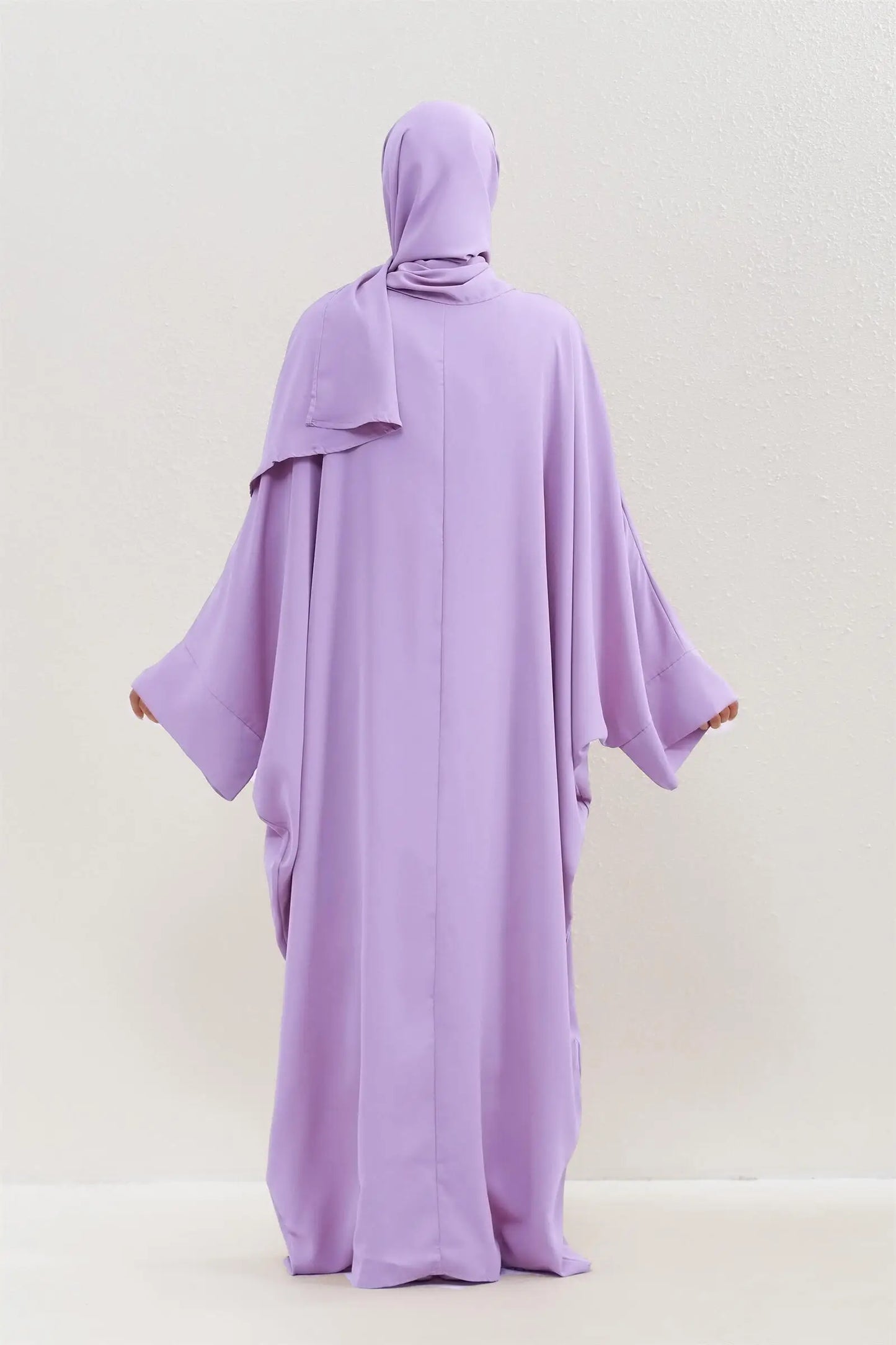 Two Pieces Muslim Abaya Women Jilbab Islamic